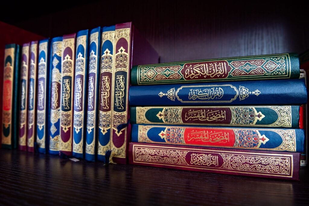 Adult student learning Quran through a private online lesson