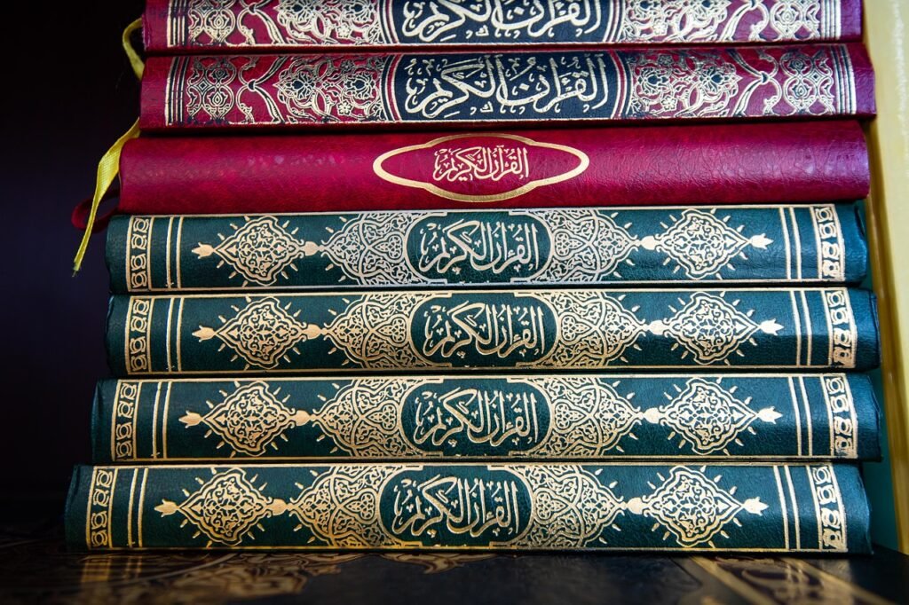 Muslim child learning Quran online with a Quran teacher